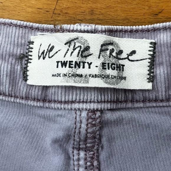 We The Free Lilac Sun Chaser Corduroy Skinny Pants, Size 28 - Picture 9 of 15